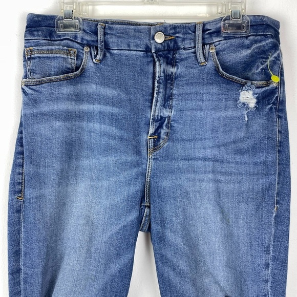 NEW Good American Manufacturer Destroyed Jeans Size 31 or Size 12 - Picture 6 of 14